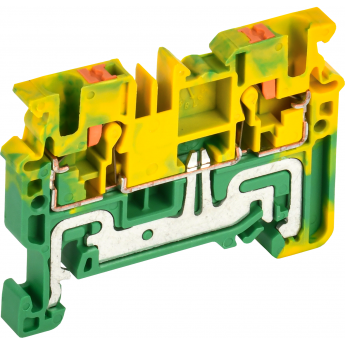 Колодка клеммная IEK CP-PEN земля 2,5мм2 желто-зеленая