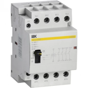 Модульный контактор с ручным управлением IEK КМ25-40МР AC KARAT