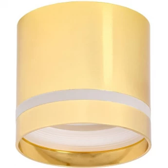 Накладной потолочный светильник IEK Lighting 4016 под лампу gx53 золото