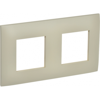 Рамка 2-м IEK SKANDY SK-M22-K10 SK-F01B бежевая