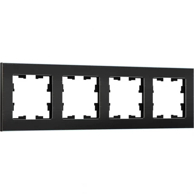 Рамка 4-м IEK BRITE РУ-4-1-БрЧ BR-M42-M-K02 Рамка 4-м IEK BRITE РУ-4-1-БрЧ BR-M42-M-K02