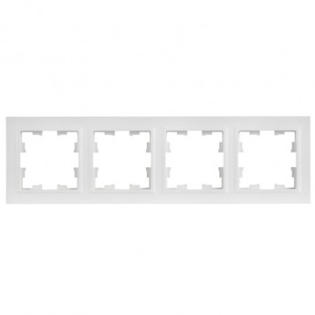 Рамка 4-м IEK BRITE BR-M42-K91 РУ-4-БрАБ арктич. белая