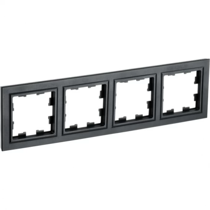 Рамка 4-местная РУ-4-БрЧ черный IEK BRITE - BR-M42-K02 Рамка 4-местная РУ-4-БрЧ черный IEK BRITE - BR-M42-K02