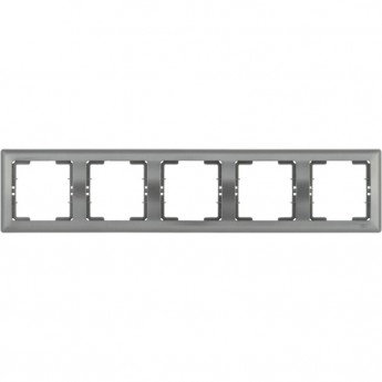 Рамка 5-местная горизонтальная IEK РГ-5-БА BOLERO антрацит - EMB50-K95 Рамка 5-местная горизонтальная IEK РГ-5-БА BOLERO антрацит - EMB50-K95