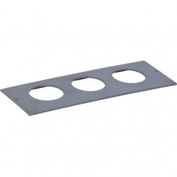 Рамка приборная IEK PRIMER на 3 места классических ЭУИ для лючка ONFLOOR 24 - KNR-80-03-7012 Рамка приборная IEK PRIMER на 3 места классических ЭУИ для лючка ONFLOOR 24 - KNR-80-03-7012