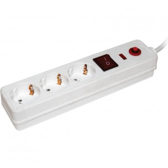 Сетевой фильтр IEK СФ-03К-выкл. 3 места 2P+PE/1,5метра 3х1мм2 - WFP10-16-03-01-N