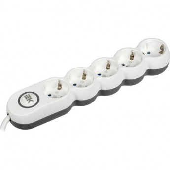 Удлинитель IEK UNO У05В 5 мест 2P+PE/1,5м 3х1,5мм2 16А/250В - WYP53-16-05-D15-ZK