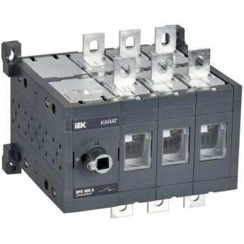 Выключатель-разъединитель IEK KARAT KA-VR20-3-0400 ВРК 3п 400А реверс. без рукоятки